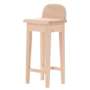 Puppenstube Stuhl Möbel Miniatur Stuhl Ornament Mini Haus Stuhl Zubehör - Bild 1 von 12