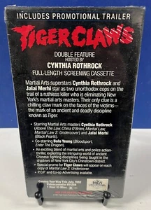 Tiger Claws Martial Law 2 Undercover 1992 VHS Full-Length Screening Cassette NEW - Picture 1 of 2