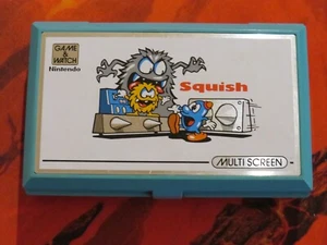Nintendo Game & Watch Squish MG-61 Multi Screen Works 1986 Vintage - Picture 1 of 10