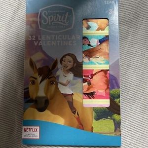 Spirit Riding Free 32 Lenticular Valentines Day Cards for School Class Horse - Picture 1 of 2