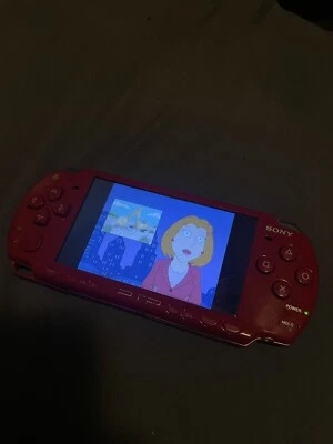 Sony PSP PlayStation Portable 2000 Red Console - Image 1 of 4