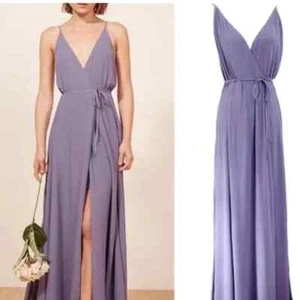 NWT REFORMATION maxi callalily purple orchid dress MSRP 428 - Picture 1 of 7