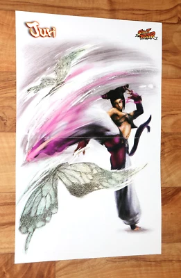 Street Fighter Juri Han Very Rare Small Poster 42x28cm - Image 1 of 2