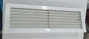 Rejilla de retorno de simple deflexion lacada en blanco 500x150 - Imagen 1 de 2