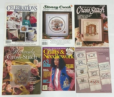 Lot Of 7 Cross Stitch Books Celebrations Stoney Creek Crafts and Needlework - Image 1 of 4