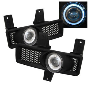 1997-1998 F150 F250 Expedition Halo Projector Fog Lights w/Switch/Harness/Wiring
