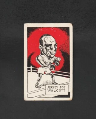 1947 Cummings Famous Fighters Jersey JOE WALCOTT RC #6 ~~ Heavyweight Champion - Image 1 of 2