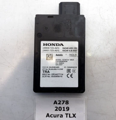 ✅ Модуль управления слепыми зонами для заднего правостороннего пассажира Acura TLX 2018-2020 годов выпуска от оригинального производителя - Изображение 1 из 4