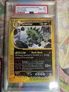 Tyranitar Box Topper Expedition Psa 8 - Picture 1 of 2