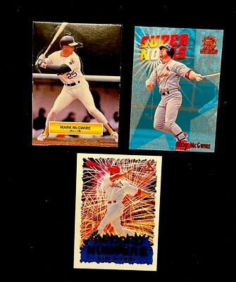Mark McGwire Topps stars super Nova 180, Record Numbers Rn1, Fold Out Pop Up - Image 1 of 4