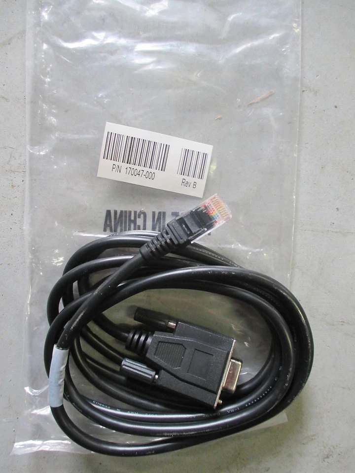 Symbol PDT-8100 Communications Cable RJ45 to DB9-F 170047-000 NEW IN PLASTIC