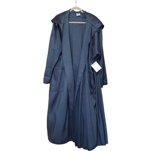 Maralyce Ferree Cape Trench Oversized Mantel irisierend blau Unisize Neu mit Etikett - Bild 1 von 9