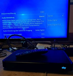 1 SKY Q SAT-RECEIVER 1 TB FESTPLATTE HUMAX ,+V15 Karte, ESD-160S - 4 K UHD,neuw. - Bild 1 von 6