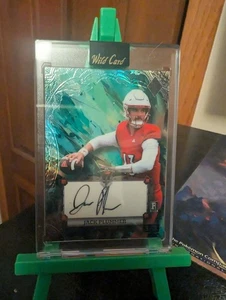 2024 Wild Card Auto Mania American Football - Square Jack Plummer Auto - Picture 1 of 1