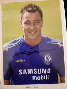 John Terry Chelsea Signed Photo - Picture 1 of 1