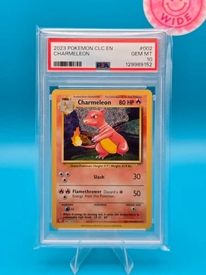PSA 10 - 2023 POKEMON, CLASSIC CHARIZARD & HO-OH ex DECK 002 CHARMELEON - Image 1 of 2