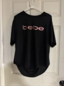 Neu mit Etikett Bebe Sport Double Mesh Damen-T-Shirt Oberteil – Größe XL - Bild 1 von 5