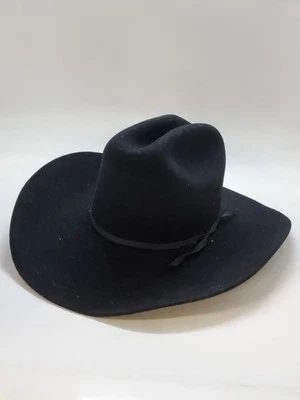 Sombrero occidental Justin 2X de fieltro de lana Black Hills talla 7 3/8 Foto 1 de 4
