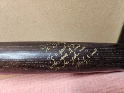 VTG Marty Barrett AUTOGRAPHED Game BAT Louisville Slugger C235 "DiMag" ESTATE - Image 1 of 4