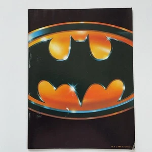 Libro de programas de películas japonesas Batman 1989 Jack Nicholson Michael Keaton Tim Burton - Imagen 1 de 16