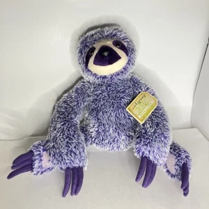 Destination Nation Purple Sloth 17" Long Arms Plush Frosted Aurora Soft Toy Tags - Picture 1 of 10