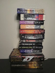 Stephen King Lot of 11 Paperback 1 Hard, Duma Key, Salems Lot, Dead Zone - Bild 1 von 24