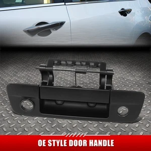 FOR 09-21 DODGE RAM 1500 2500 3500 BLACK PRIMERED REAR TAILGATE HANDLE W/KEYHOLE - Bild 1 von 6