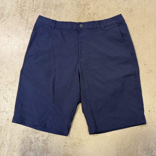 Puma Jackpot Pantaloncini da Golf Uomo 34 Blu Navy 2.0 Performance Wicking Misto Tecnico