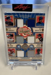 2025 Leaf Seasons in the Sun Mid Summer Magic GRIFFEY AROD RANDY JOHNSON + 10/10 - Picture 1 of 2
