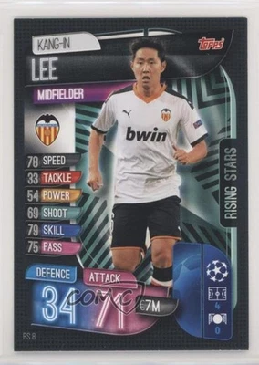 2019-20 Topps UCL Match Attax Extra Rising Stars Kang-in Lee #RS8 Rookie RC - Image 1 of 2
