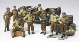 Tamiya 32552 1/48 Military Model Figure Kit WWII U.S. Army Infantry at Rest - Picture 1 of 1