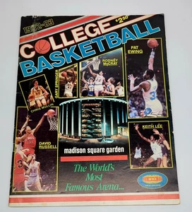 VINTAGE 1982-83 NCAA Basketball Programm bei MSG PATRICK EWING CHRIS MULLIN MCRAY  - Bild 1 von 6