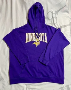 Sudadera con capucha 3XL Fanatics NFL Minnesota Vikings púrpura amarillo para hombre - Imagen 1 de 8