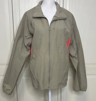 DANSKIN NOW Chaqueta Chaleco Híbrido Cortavientos Mujer Talla 2X Beige Rosa Elástico Foto 1 de 4