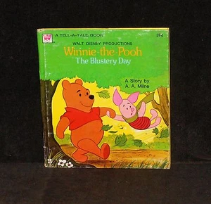 Tell-A-Tale #2577 - Disney Winnie-the-Pooh & The Blustery Day - 1975 Whitman HC - Imagen 1 de 1