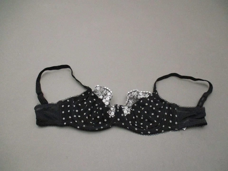 Sujetador 34C Felina para mujer negro con aros sin forro Sweet Revenge cobertura completa 4B Foto 1 de 4