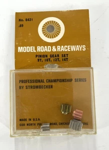 Strombecker Pro Series Slot Car Pinion Gear Set 9T 10T 12T 14T 8421 - NOS - Picture 1 of 3