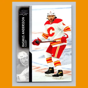 Tarjeta de hockey Rasmus Andersson #26 2021 Upper Deck Calgary Flames NHL CASI NUEVA - Imagen 1 de 3