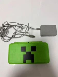 Nintendo 2DS LL XL Minecraft Creeper Edition Console Japan w/ Charger Used - Picture 1 of 4