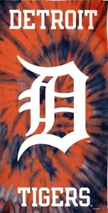 Detroit Tigers MLB 30 x 60 Fiber Beach Towel - Picture 1 of 1