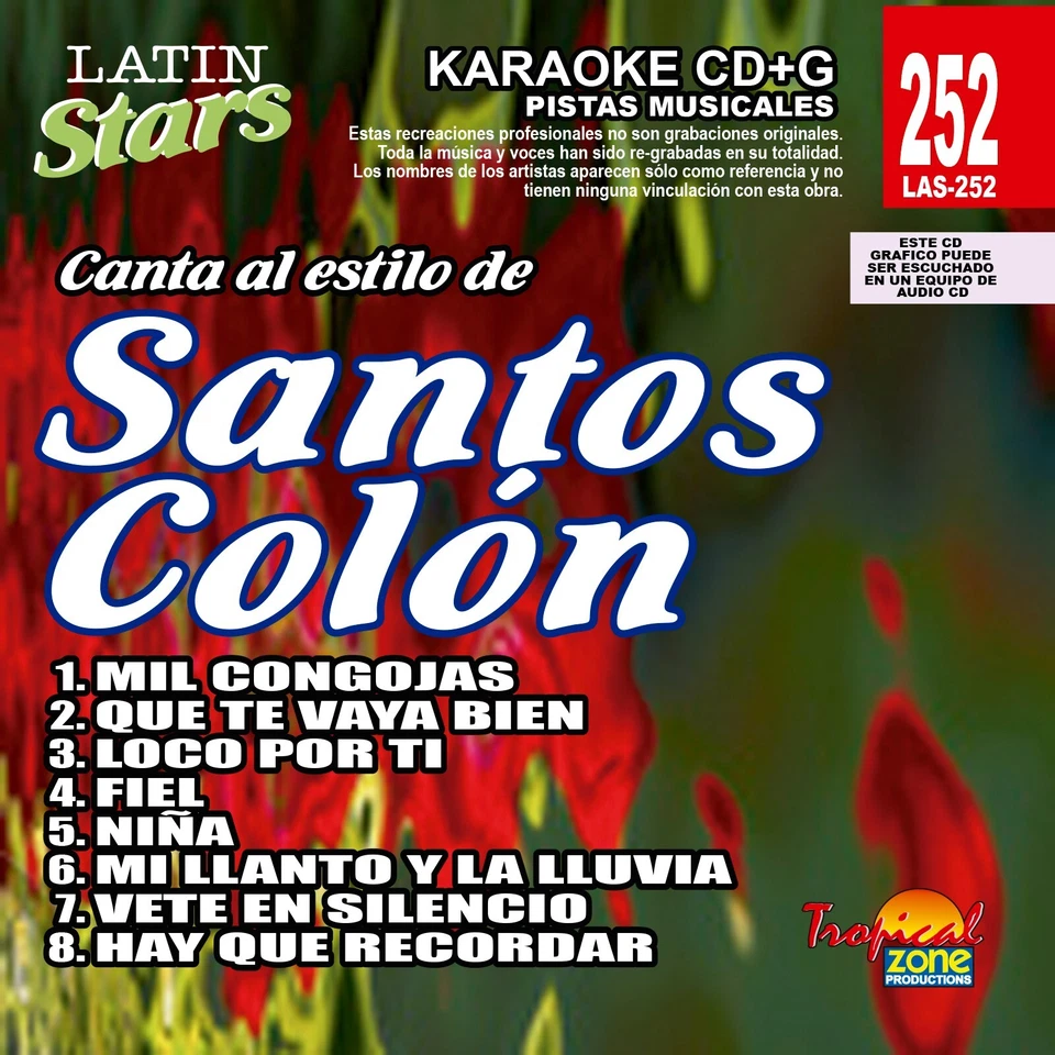 Karaoke Latin Stars 252 Santos Colón - Image 1 of 1