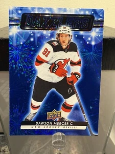 2023-24 Upper Deck Series 2 Dazzlers DZ-72 DAWSON MERCER New Jersey Devils - Picture 1 of 2