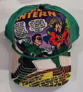 The Green Lantern Mütze Kappe Netz Druckknopfverschluss neu mit Etikett offiziell DC Comics - Bild 1 von 10