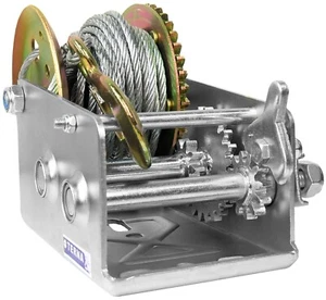 Handwinde Seilwinde Bootswinde  Schnellverschluss Kurbel 1134kg 2500lbs + Tasche - Bild 1 von 7
