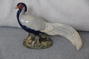RARE Weller Art Pottery 7" PHEASANT Game Bird Figural Sculpture Figurine - Picture 1 of 9