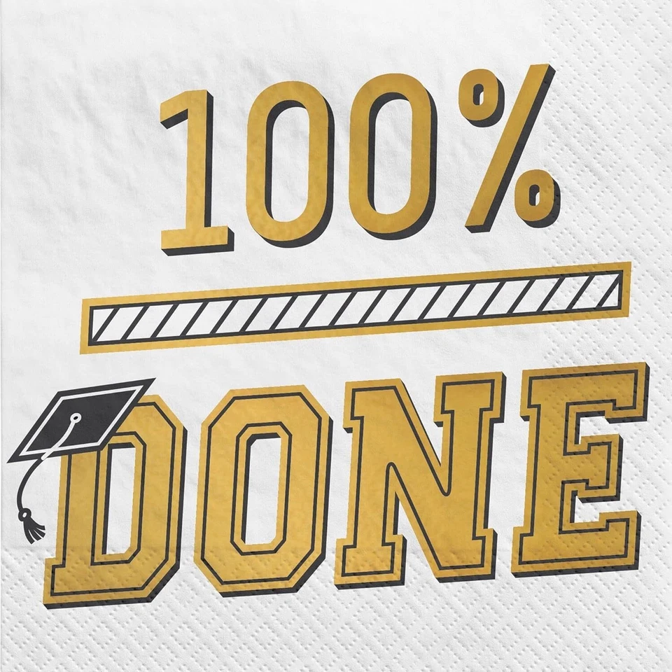 The Best Is Yet To Come School Graduation Party Paper Luncheon Napkins - Image 1 of 1