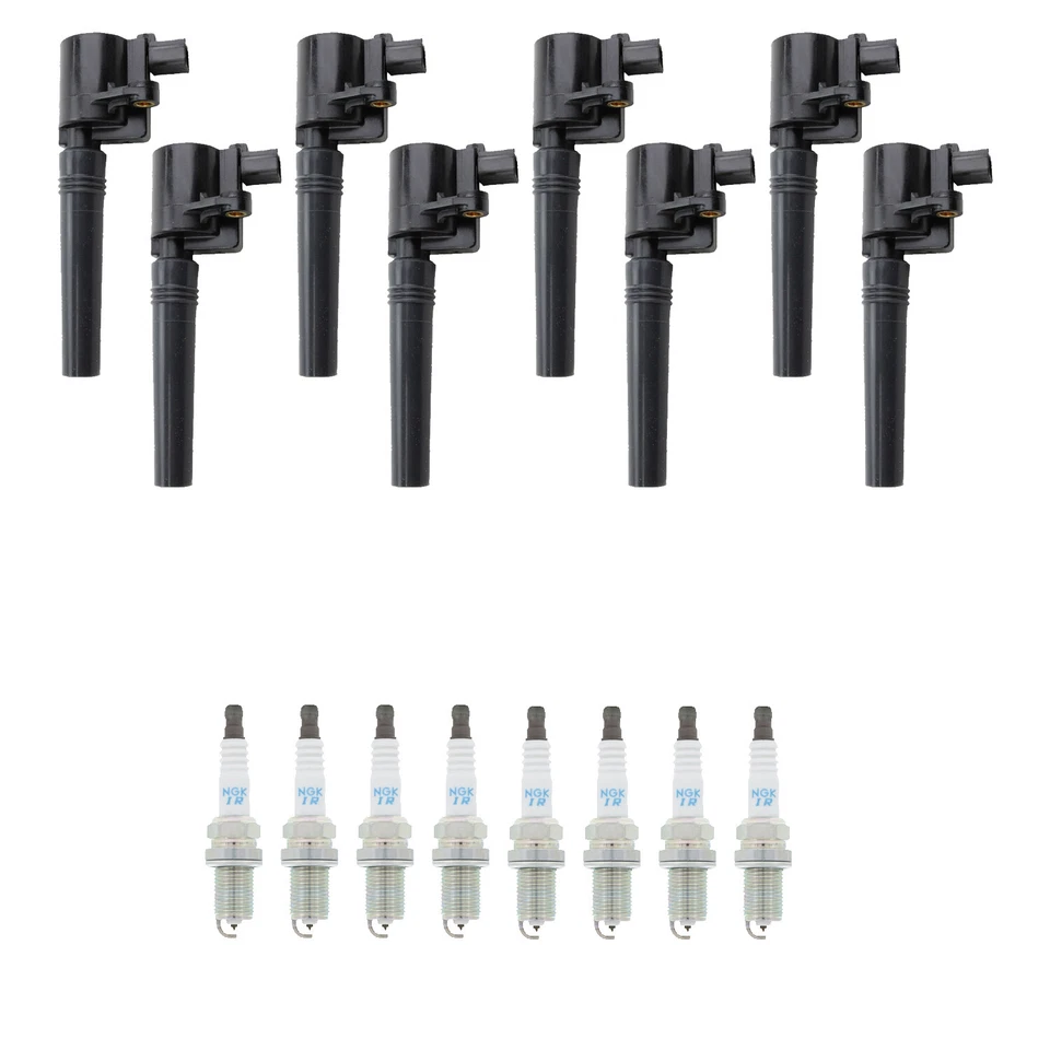 Комплект свечей зажигания Hitachi 8 катушка зажигания 8 NGK Iridium для Thunderbird LS 3.9 V8 - Изображение 1 из 1