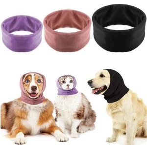 Puppy Pet Grooming Ear Cover Pet Earmuffs Keep Warm Cloth Hat For Dog Cat - Picture 1 of 13