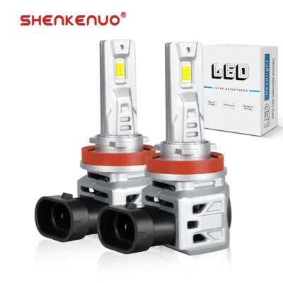 For Nissan Rogue 2014-2020 2x H11 6000K White LED Headlight Bulbs Low Beam - Image 1 of 4