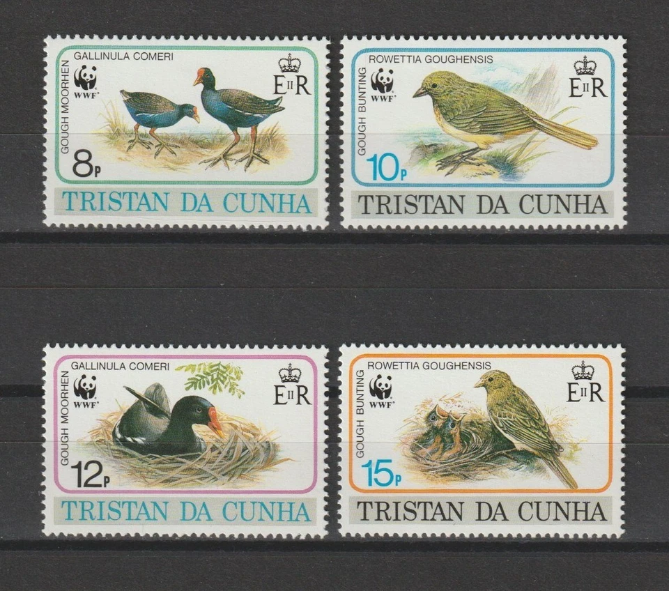 TRISTAN DA CUNHA 1991 WWF SG 518/521 MNH - Изображение 1 из 1